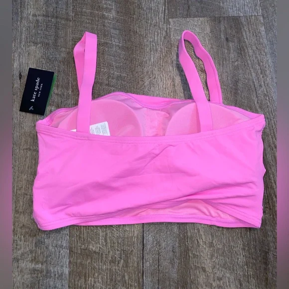 Kate spade carousel swim bra top in pink NWT - Picture 4 of 6